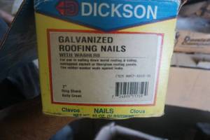 lot 238 image: Lot of 2 Galvanized Nails