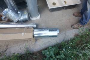 lot 242 image: Lot of Galvanized Duct Work and Sheeting