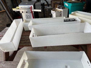 lot 262 image: Lot of Plastic Storage TraysBoxes