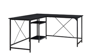 lot 88 image: Mainstays Two-Way Convertible Desk with Lower Storage Shelf