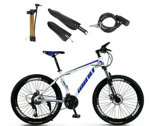 lot 122 image: Mountain Bike for for Men and Women, 26 Wheels, 21 Speed Drivetrain and Front Suspension