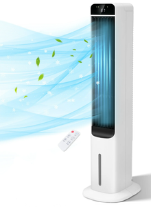 lot 128 image: Evaporative Air Cooler Portable Tower Cooling Fan PRO CHOICE Oscillating Swamp Cooler