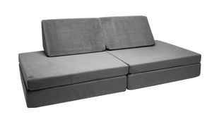 lot 203 image: Childrens Factory The Whatsit Modular Kids Couch, Toddler Couch Sofa Bed