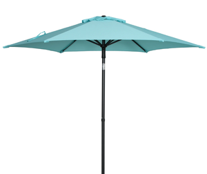 lot 238 image: Mainstays Round Market Push-up Patio Umbrella