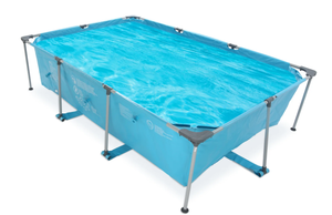 lot 241 image: Naipo Swimming Pool Above Ground Outdoor Rectangular Frame Pools