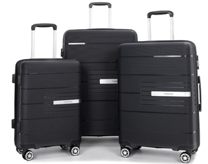 lot 253 image: 3PCS Tricomp Luggage Sets Suitcase Set with Double Spinner Wheels