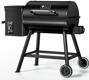 lot 447 image: KingChii Electric Wood Pellet Grill & Smoker, 456 SQ.IN Grill Capacity