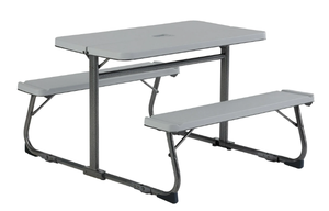 lot 454 image: Your Zone Folding Kids Picnic Activity Table for Ages 3-8