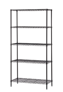 lot 543 image: Hyper Tough Black Wire Shelf 5-Tier