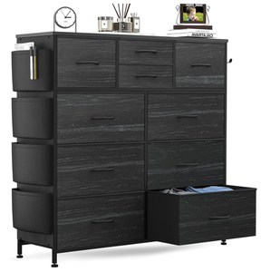 lot 546 image: Lulive Dresser for Bedroom with 10 Drawers, Chest of Drawers