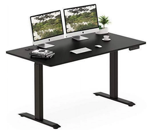 lot 553 image: SHW Large Electric Height Adjustable Computer Standing Desk