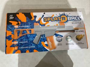 lot 302 image: LOT OF 9 SplatRBall Full and Semi Auto Electric Rechargeable Soft Water Bead Gel Ball Blaster Kit