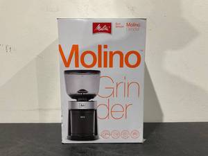lot 419 image: Melitta Molino Flat Burr Coffee Grinder  Whole Bean Grinder