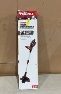 lot 325 image: Hyper Tough 20V MAX Cordless 12-inch String Trimmer, HT19-401-003-06