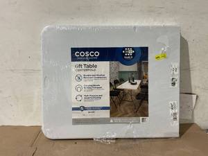 lot 223 image: COSCO Fold-in-Half Banquet Table wHandle