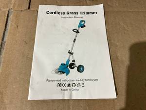 lot 240 image: 20000 RPM 12 Cordless Weed Wacker 3-in-1 Weed Eater Battery Powered with Detachable Wheels