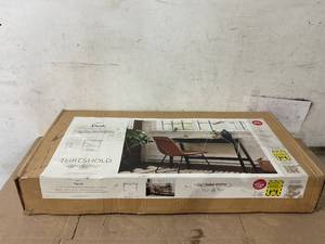 lot 254 image: PROJECT 62 Paulo Wood Writing Desk with Drawer