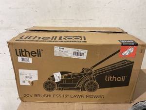 lot 9 image: Litheli Cordless Lawn Mower 13, 5 Heights Adjustment, U20 Series 20V Electric Lawn Mower