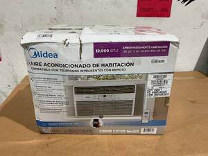 lot 91 image: Midea 12,000 BTU 115V Smart Window Air Conditioner with Remote