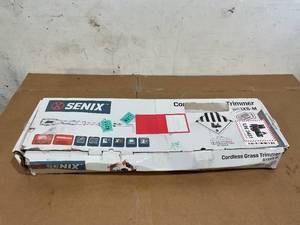 lot 135 image: SENIX X5 58 Volt Max Cordless Brushless Grass Trimmer and Edger Lawn Tool
