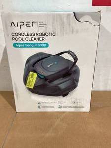 lot 502 image: AIPER Cordless Robotic Pool Cleaner, Pool Vacuum with Dual-Drive Motors, Self-Parking Technology