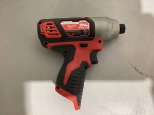 lot 523 image: Milwaukee M12 12V Lithium-Ion Cordless 14 Hex Impact Driver