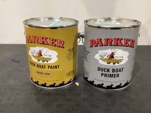 lot 449 image: LOT OF 2 Parker Duct Boat Paint