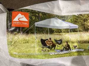 lot 453 image: Ozark Trail Simple Push Straight Leg Instant Canopy