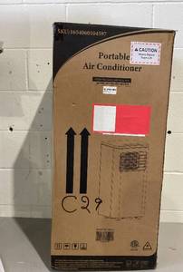 lot 558 image: Joy Pebble Portable Air Conditioner, 10000 BTU Air Conditioner with Cooling