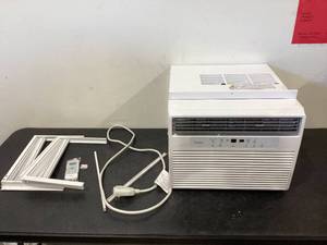 lot 477 image: Midea 8,000 BTU 115V Smart Window Air Conditioner with Comfort Sense Remote, Up to 350 Sq. ft