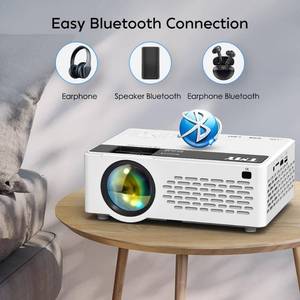 lot 47 image: Mini Projector, Upgraded Bluetooth Projector