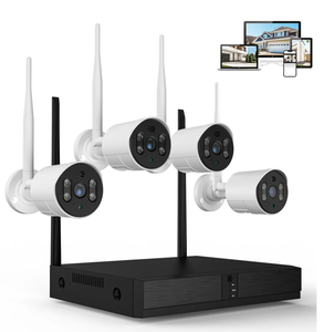 lot 66 image: TOPVISION 4pcs Wired Security Camera System, 8CH 3MP NVR