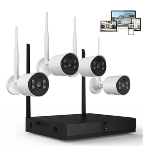 lot 70 image: TOPVISION 4pcs Wired Security Camera System, 8CH 3MP NVR