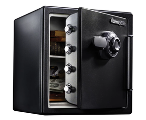 lot 414 image: SentrySafe SFW123CS Fire-Resistant Safe and Waterproof Safe with Dial Combination Lock, 1.23 Cu. ft.