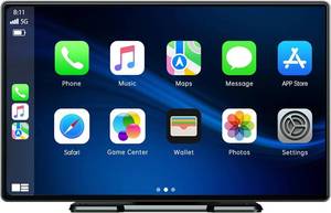 lot 194 image: Lamto Car Radio, Wireless, Carplay & Android Auto, Bluetooth, 9 Inches