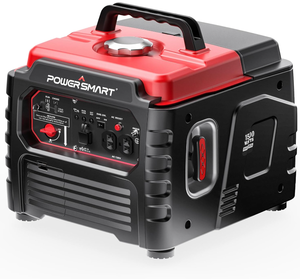 lot 21 image: PowerSmart Portable Inverter Generator,Gas Powered1500-Watt Small Generator with Recoil Start