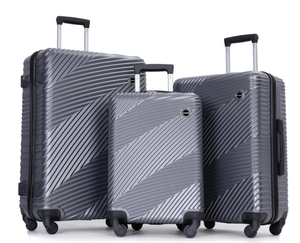 lot 149 image: 3PCS Tripcomp Luggag Set,Suitcase Set with Spinner Wheels Hardside Lightweight Luggage Set