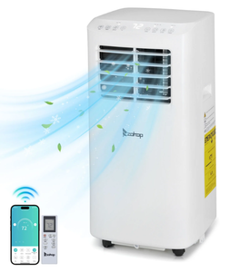 lot 153 image: ZOKOP 6000BTU (9000BTU ASHRAE) Portable Air Conditioners, Smart WIFI Remote Control, 3-in-1 Portable AC Unit