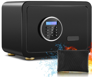 lot 183 image: DIOSMIO Fireproof Safe Small Safe Box Fireproof Waterproof LCD Screen Digital Cabinet Safes