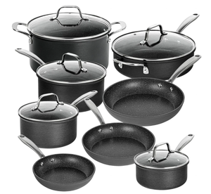 lot 279 image: 13PCS Granitestone Diamond Pro Pots and Pans Set Nonstick Kitchen Cookware Set