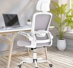 lot 568 image: Blarity Ergonomic Office Chair, High Back Mesh Desk Chair with Lumbar Support and Adjustable Headrest