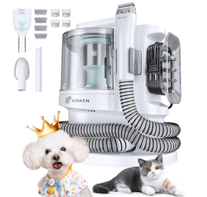 lot 572 image: Kidken Dog Grooming Kit & Dog Hair Vacuum 99% Pet Hair Suction,Quiet-Powerful Pet Grooming Vaccum