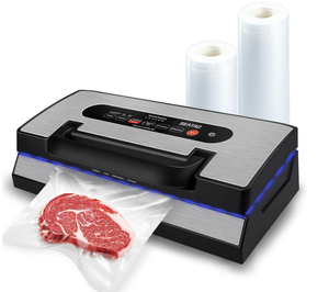 lot 589 image: SEATAO VH5188 Automatic Vacuum Sealer Machine, 90kPa Multifunction Commercial Vacuum Food Sealer For Food Preservation