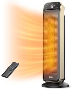 lot 604 image: Dreo Space Heater Indoor, 25 11.5fts Fast Portable Room Heater with Remote and Thermostat