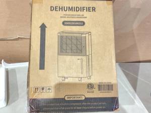 lot 181 image: Auseo 22 Pints Dehumidifier, 2 Drainage Options, 3 Modes, 24H Timer, Auto Shutdown