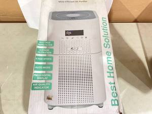 lot 394 image: GCZ Air Purifier for Large Rooms, 2500 Sq. ft Smart WiFi Air Cleaner H13 True HEPA Filter