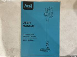 lot 398 image: INSE Cordless Vacuum Cleaner with 2 Batteries, 8-in-1 Lightweight Stick Vacuum