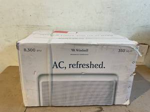 lot 2 image: Windmill 8,000 (DOE) BTU 115 Volts QuietECOSmart Window Air Conditioner