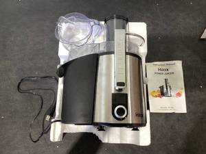 lot 598 image: Hilax Juice Machines,Powerful Juice Extractor Machine with 3 Feed Chute for Whole Fruits & Veggies