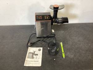 lot 278 image: Whall Masticating Slow Juicer, Professional Stainless Juicer Machines for Vegetable and Fruit